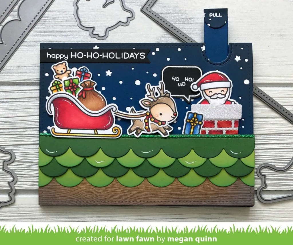 Lawn fawn-Ho-Ho-Holiday-Clear Stamp Set