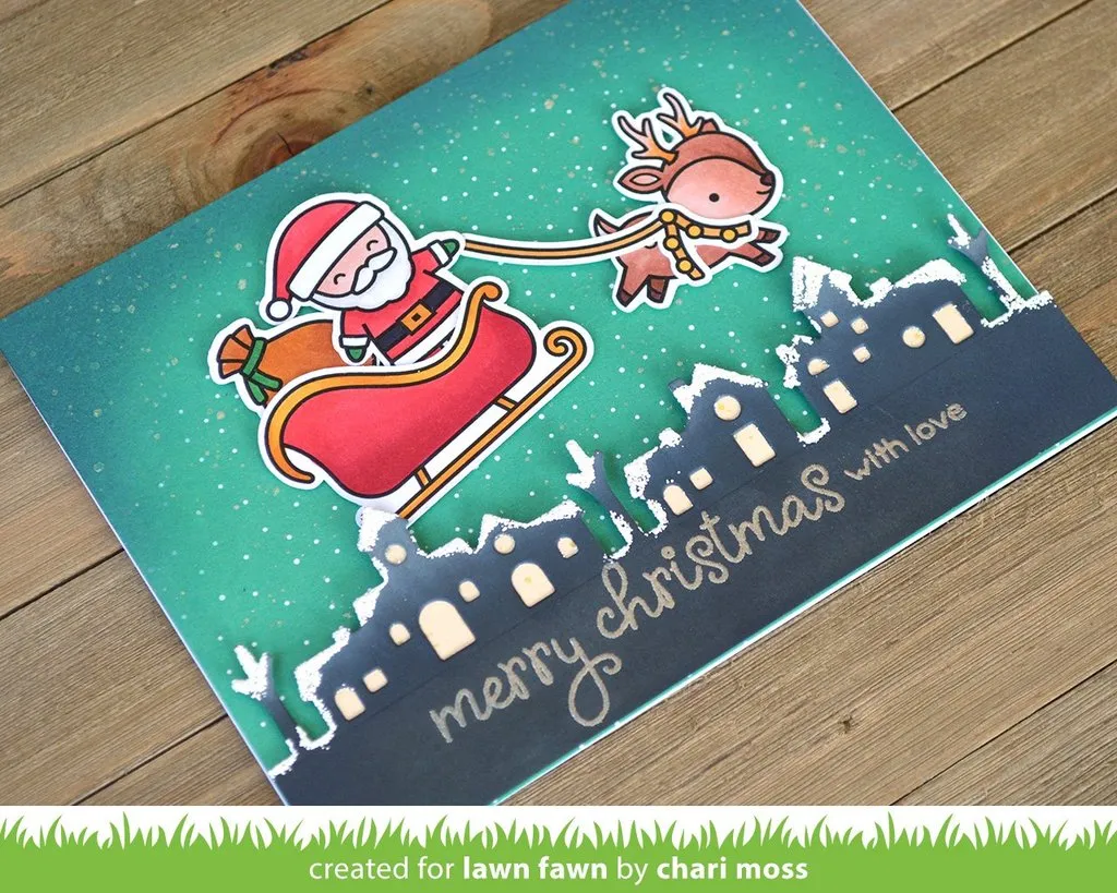 Lawn fawn-Ho-Ho-Holiday-Clear Stamp Set