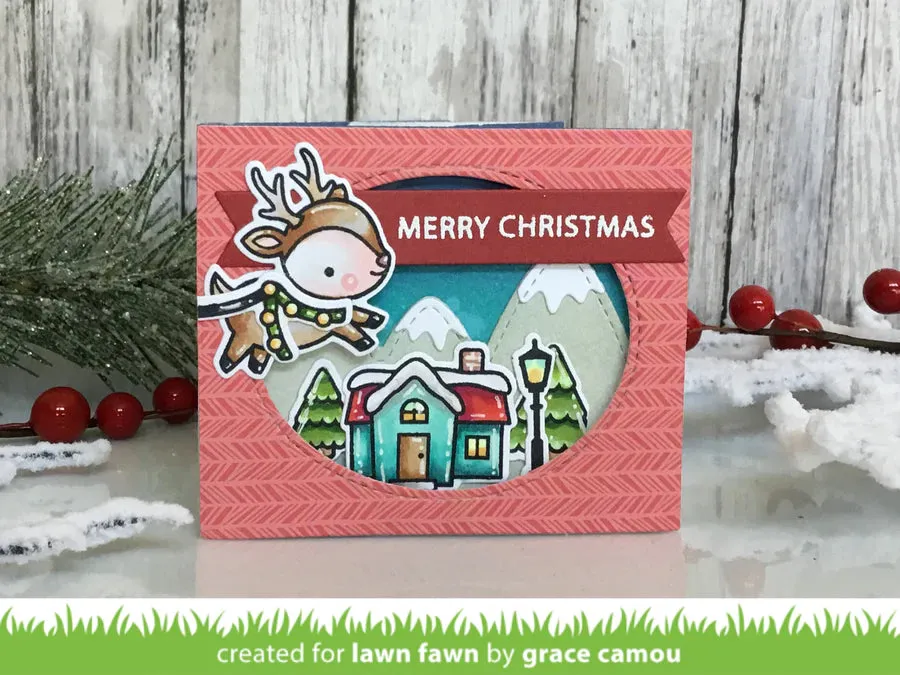 LAWN FAWN: Ho Ho Holidays | Coloring Stencil