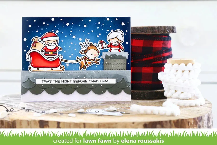 LAWN FAWN: Ho Ho Holidays | Coloring Stencil