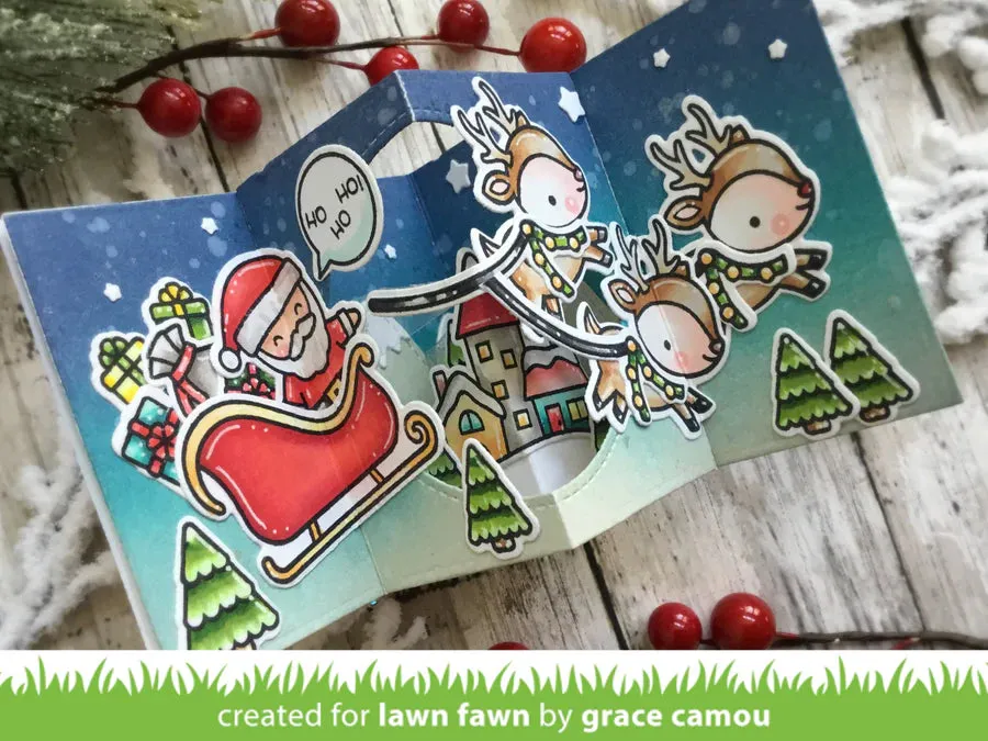 LAWN FAWN: Ho Ho Holidays | Coloring Stencil