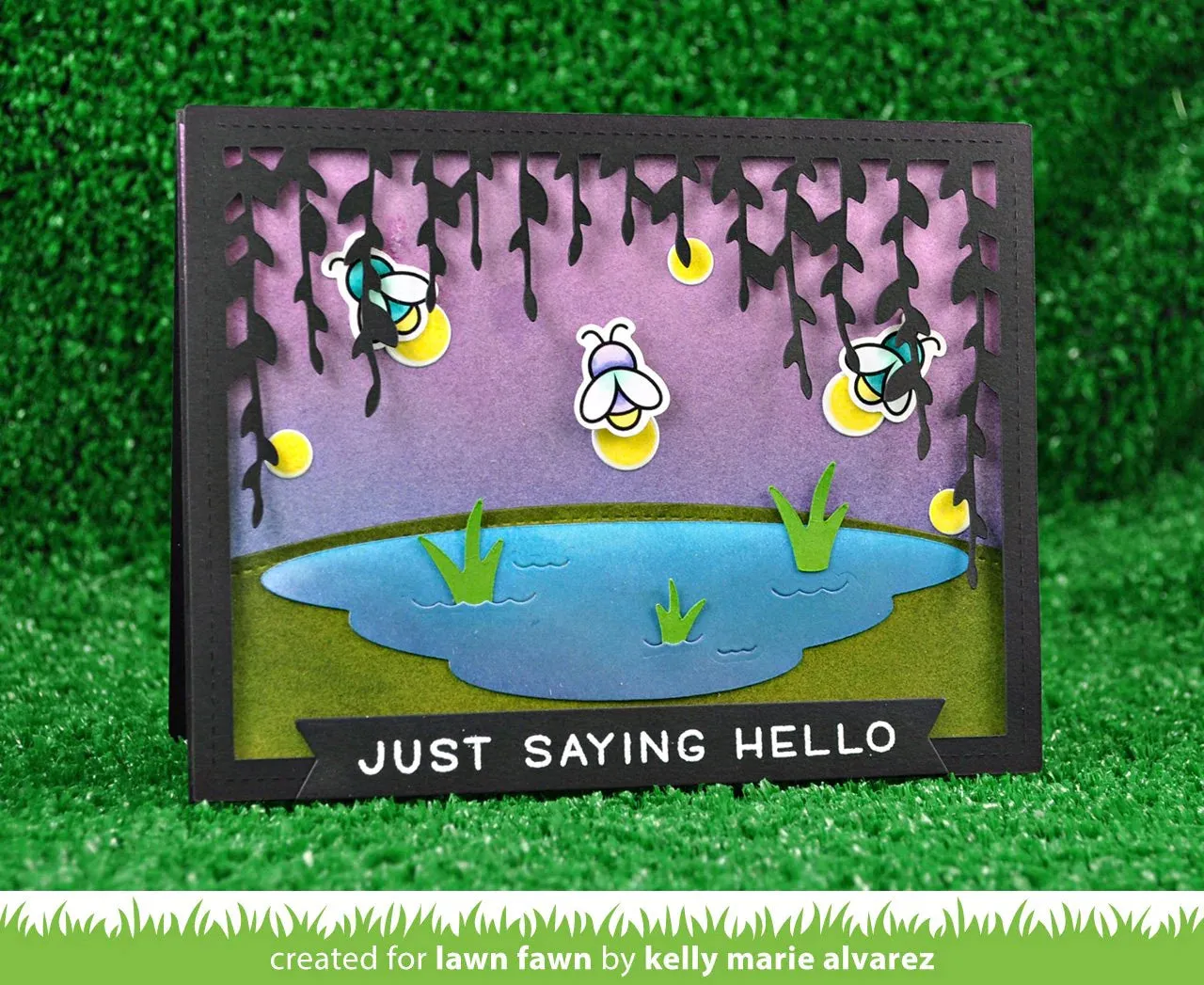 Lawn Fawn - little fireflies - clear stamp set