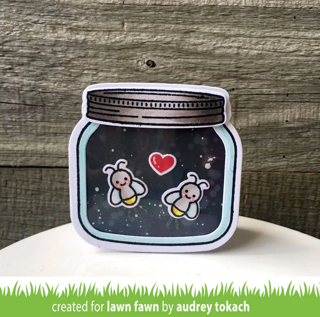 Lawn Fawn - little fireflies - clear stamp set