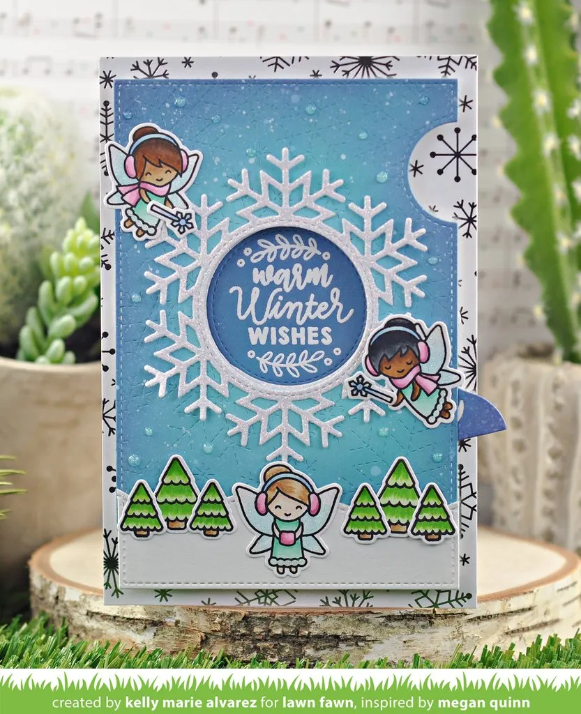 Lawn Fawn - Magic Holiday Messages - clear stamp set