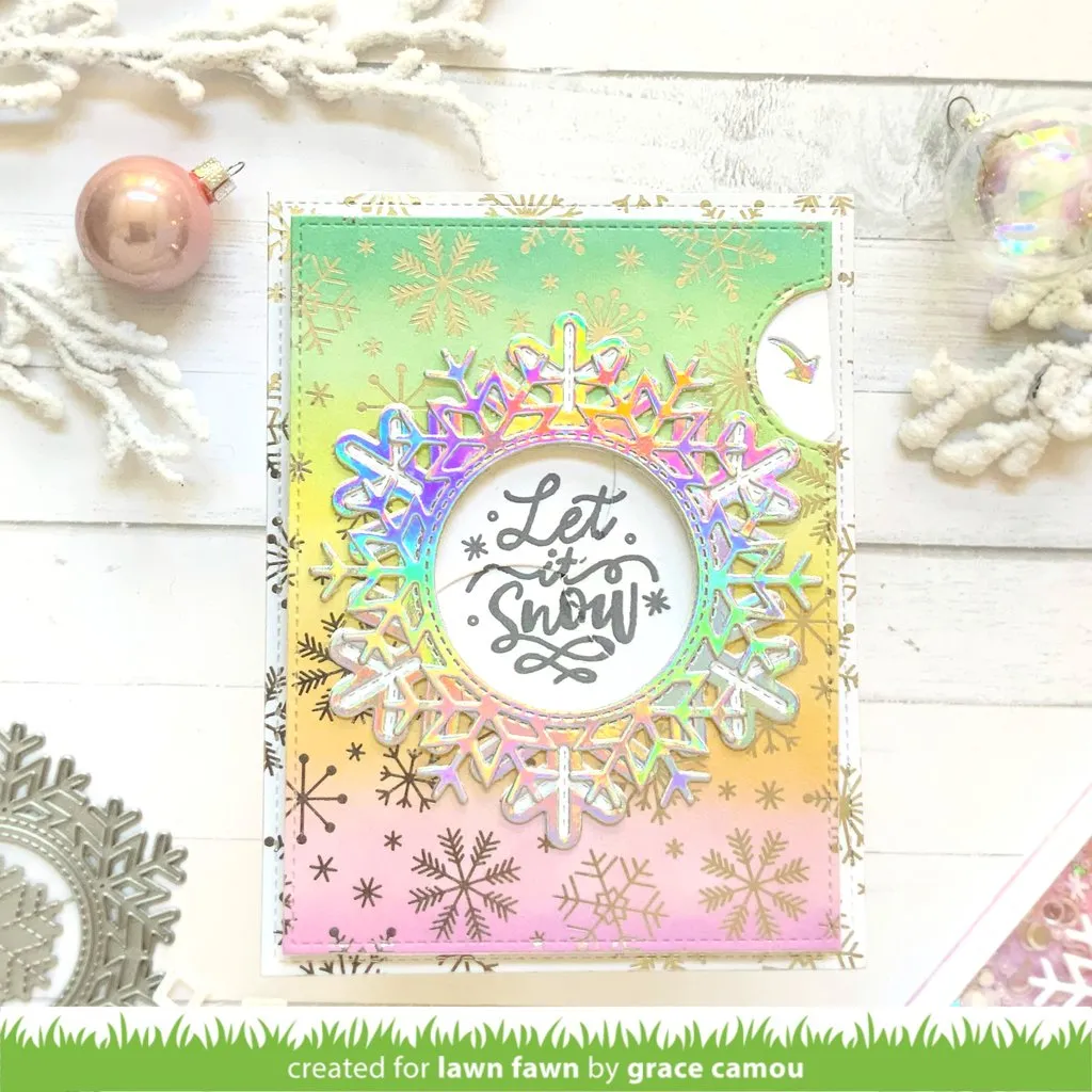 Lawn Fawn - Magic Holiday Messages - clear stamp set