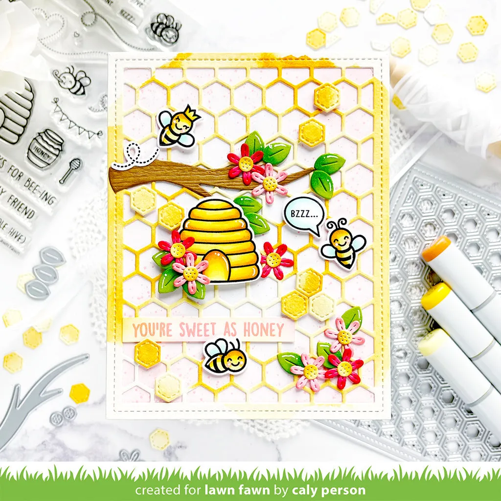 LAWN FAWN: Magic Iris Beehive Add On | Lawn Cuts Die
