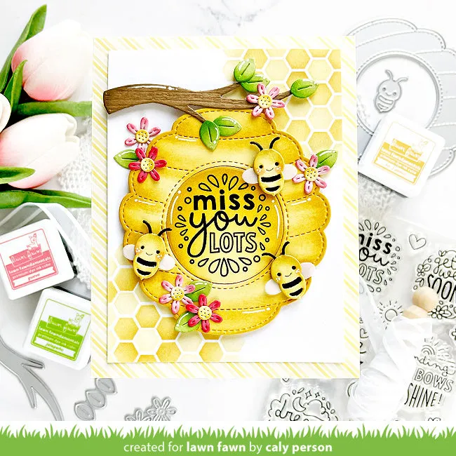 LAWN FAWN: Magic Iris Beehive Add On | Lawn Cuts Die
