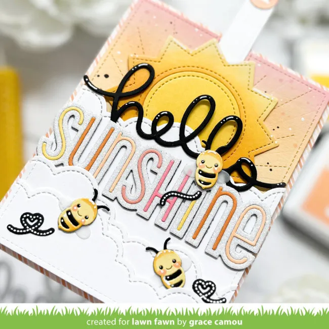LAWN FAWN: Magic Iris Beehive Add On | Lawn Cuts Die