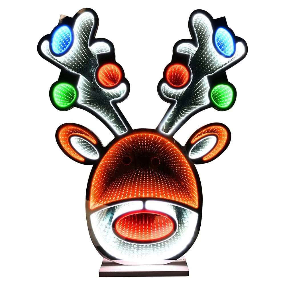 LED Infinity Cute Reindeer Head Light (60cm)