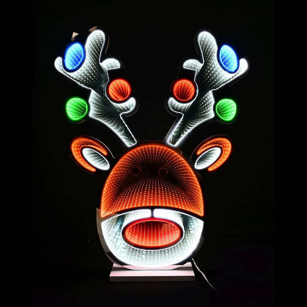 LED Infinity Cute Reindeer Head Light (60cm)