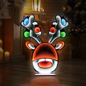 LED Infinity Cute Reindeer Head Light (60cm)