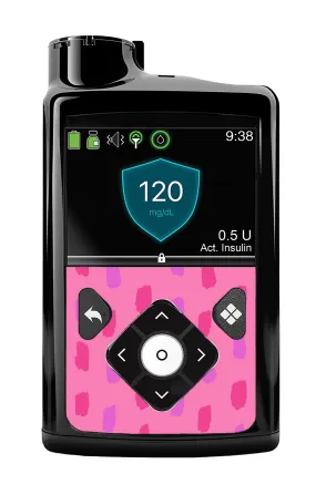 Lipstick Smudge Sticker for Medtronic MiniMed 770G & 780G