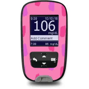 Lipstick Smudge Sticker for the Accu-Chek Guide Glucometer