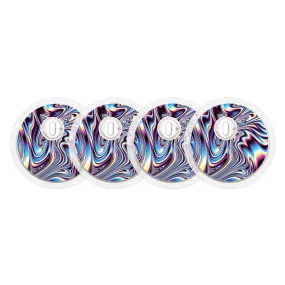 Liquid Metal Sticker Designed for the FreeStyle Libre 3 Sensor