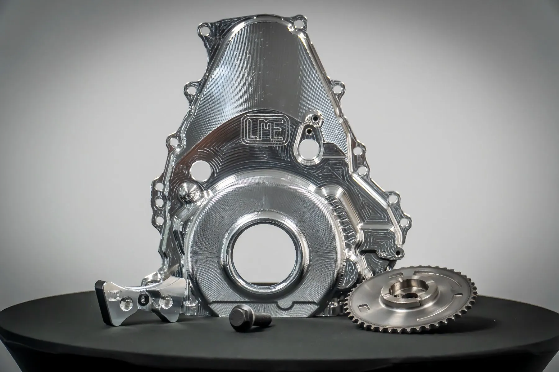LME BILLET FRONT COVER BUNDLE WITH TIMING CHAIN GUIDE GEN V LT