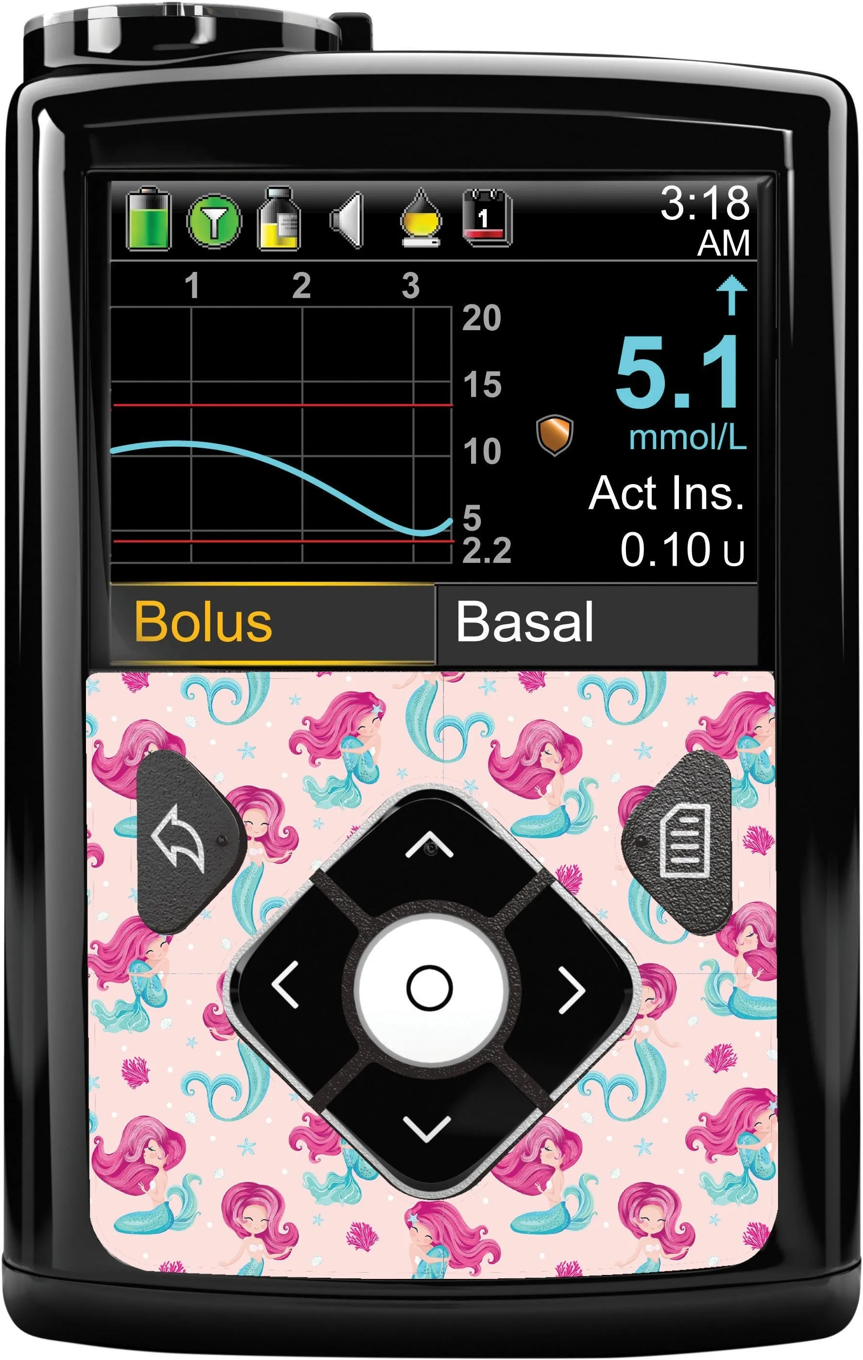 Lovely Mermaids Sticker for Medtronic MiniMed 770G & 780G