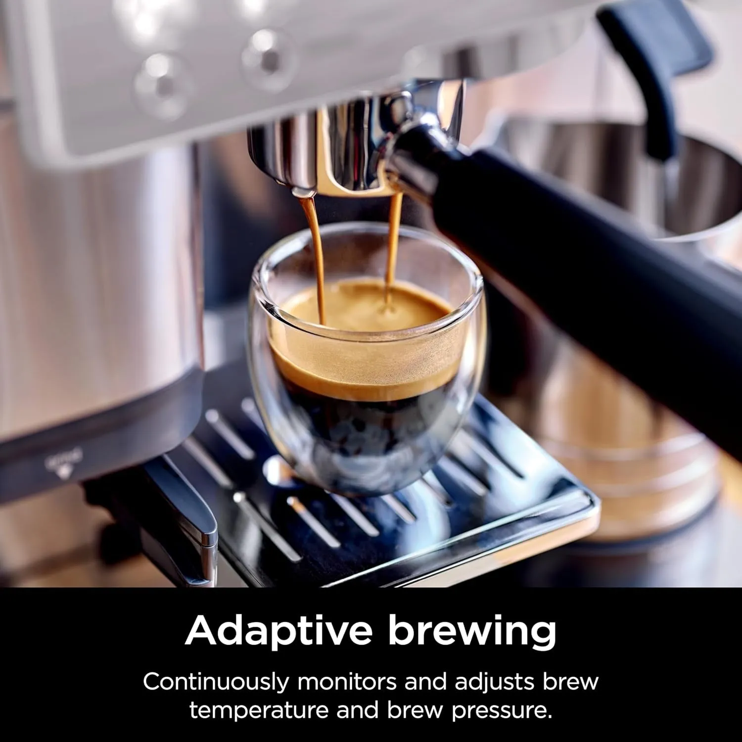 Luxe Café Premier Series, Espresso Machine, Drip & Cold Brew Coffee Maker, Built-In Grinder, Assisted Handling, Hands-Free Frother, Dairy or Non-Dairy