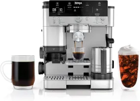 Luxe Café Premier Series, Espresso Machine, Drip & Cold Brew Coffee Maker, Built-In Grinder, Assisted Handling, Hands-Free Frother, Dairy or Non-Dairy