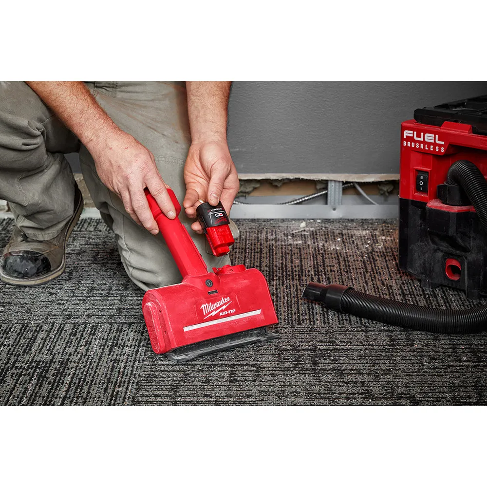 Milwaukee 0930-22HDAT M18 FUEL 18V 12 Gallon Vacuum w/ M12 Nozzle and Battery