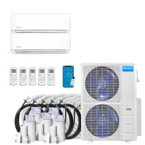 MRCOOL DIY 4th Gen Multi-Zone 2-Zone 48,000 BTU 21 SEER (9K   36K) Ductless Mini-Split Air Conditioner and Heat Pump