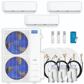MRCOOL DIY 4th Gen Multi-Zone 3-Zone 48,000 BTU 21 SEER (12K   18K   18K) Ductless Mini-Split Air Conditioner and Heat Pump