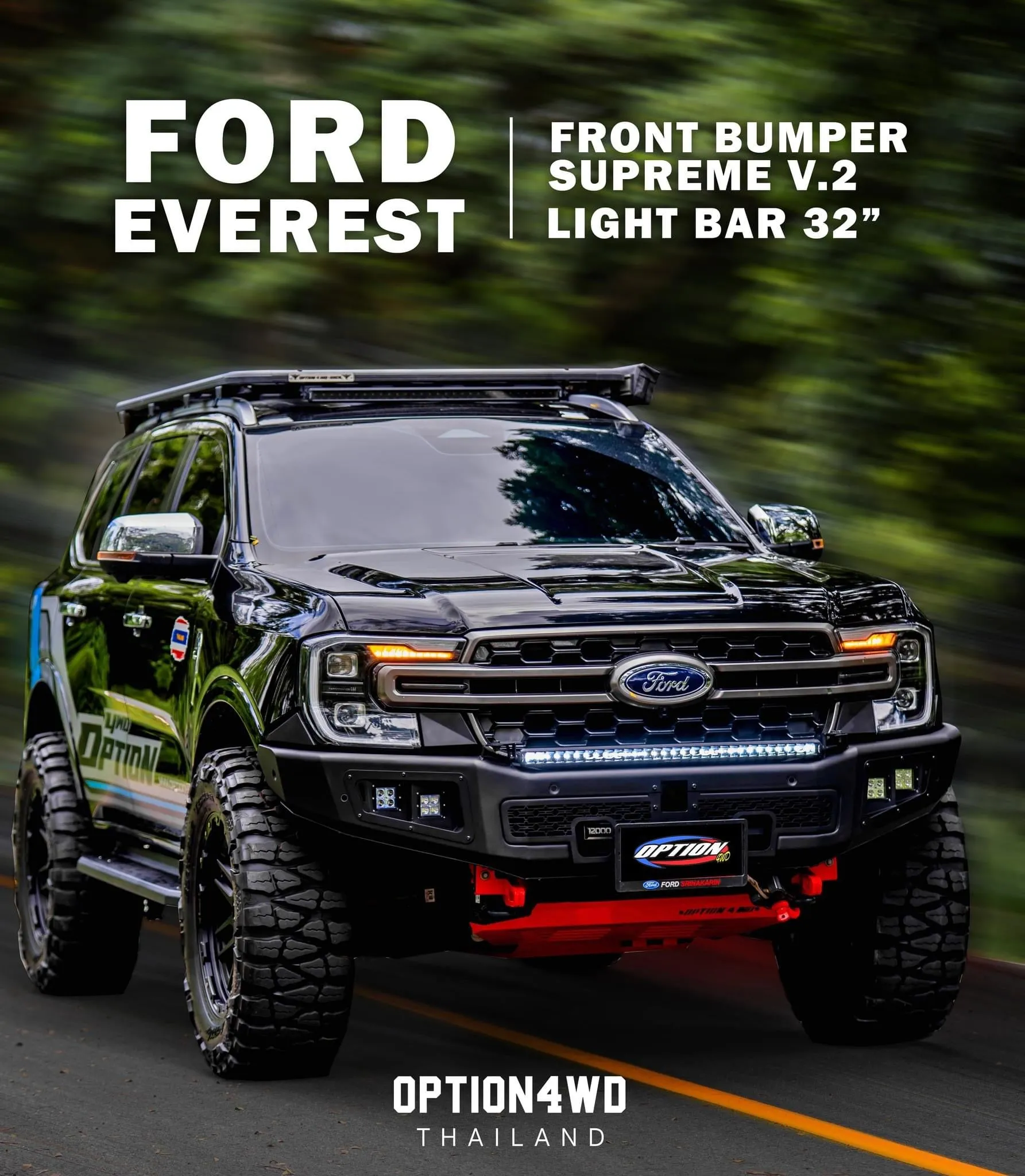 NEXT-GEN EVEREST - V.2  FRONT WINCH BAR FORD EVEREST 2022 