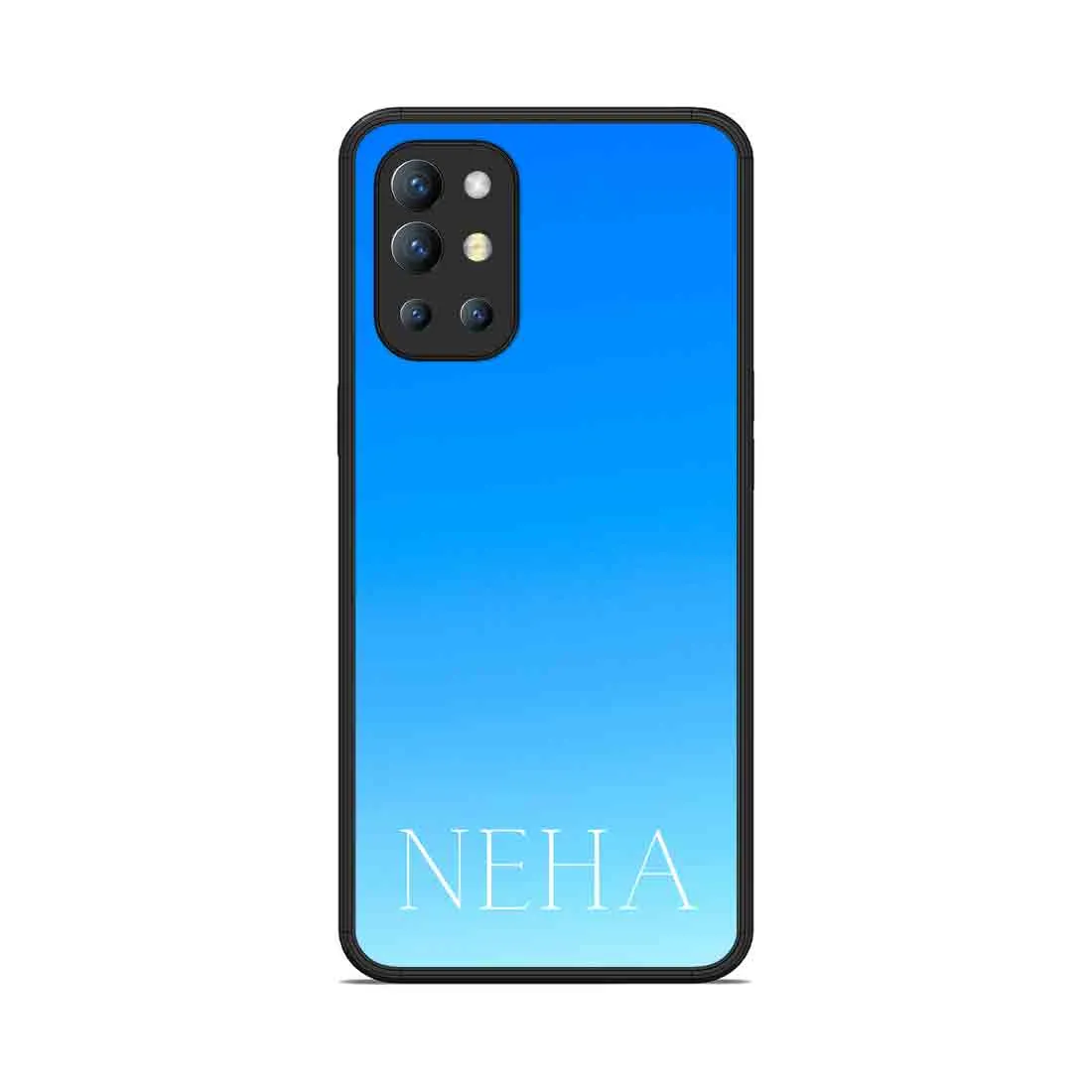 Oneplus 9R Mobile Cover Custom Design Phone Case Back Cover with Calligraphy Name - Gradients