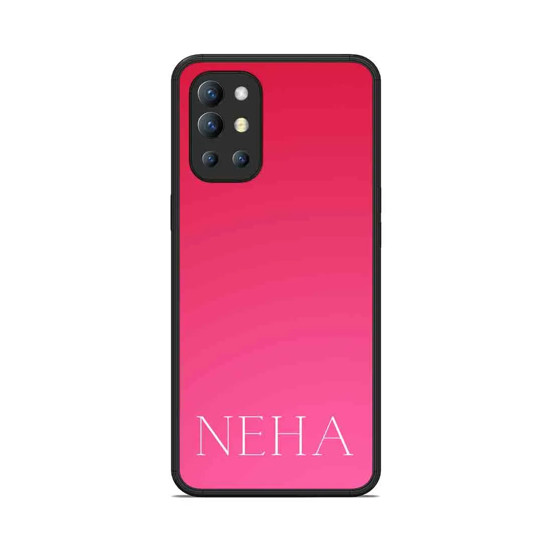 Oneplus 9R Mobile Cover Custom Design Phone Case Back Cover with Calligraphy Name - Gradients
