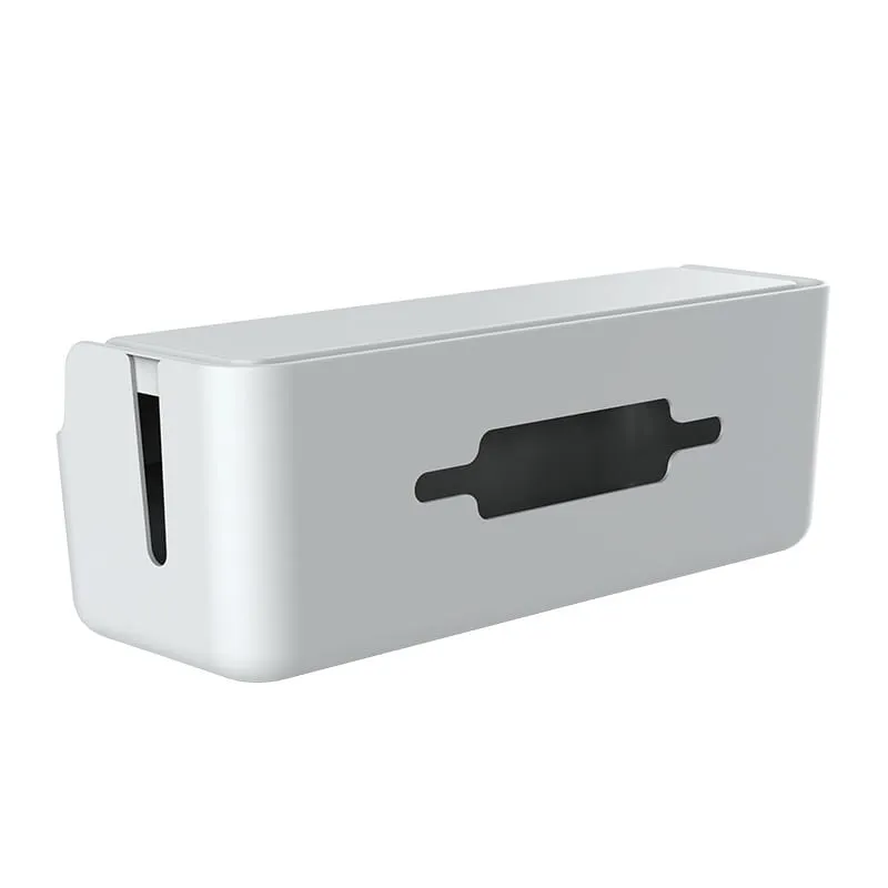 Orico Multiplug And Surge Protector Storage Box With Device Mount - Grey
