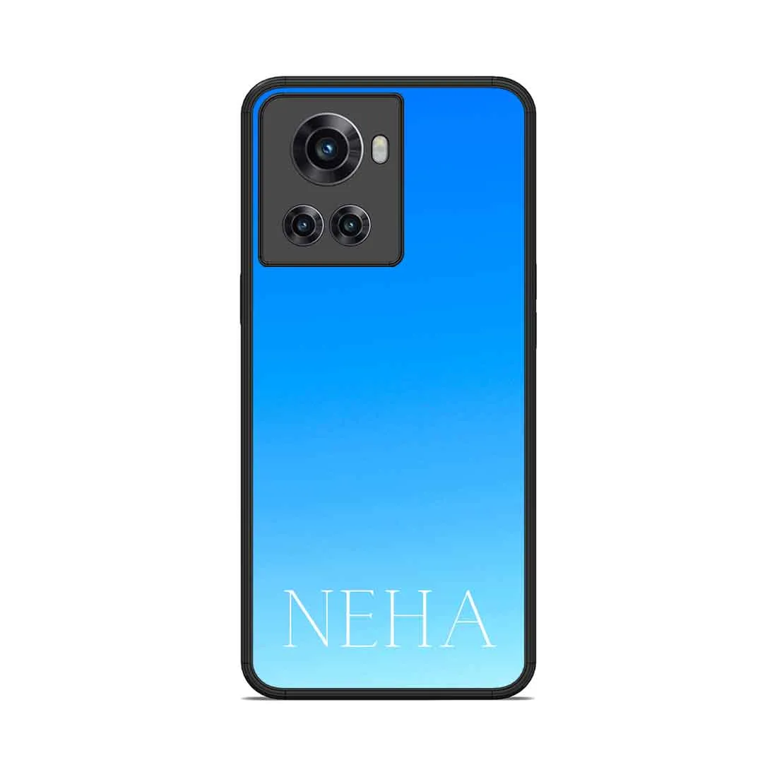 Personalized Mobile Case One Plus 10R Cover With Name -  Gradients
