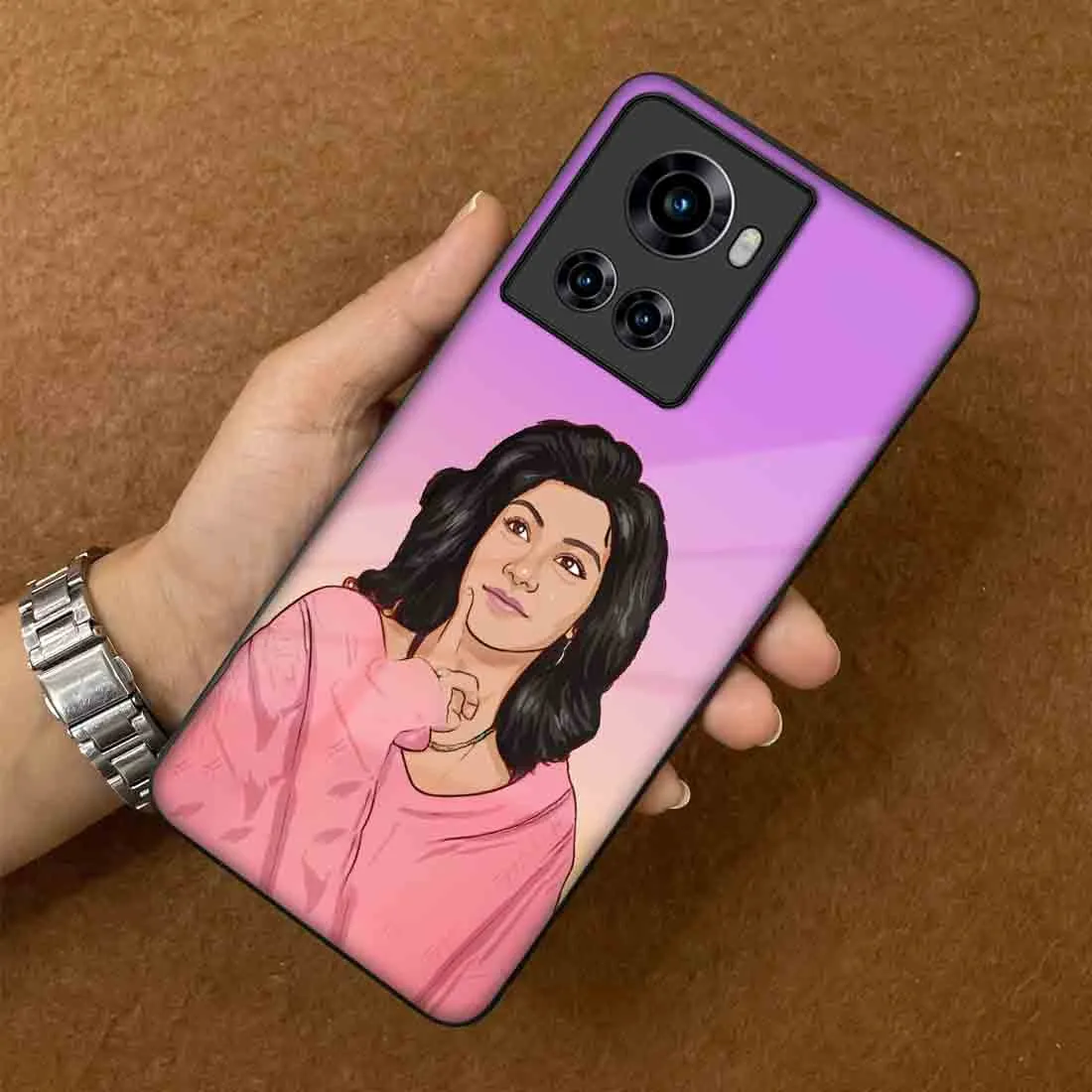 Personalized Mobile Phone Cover One plus 10R Back Cover With Cartoon Filter