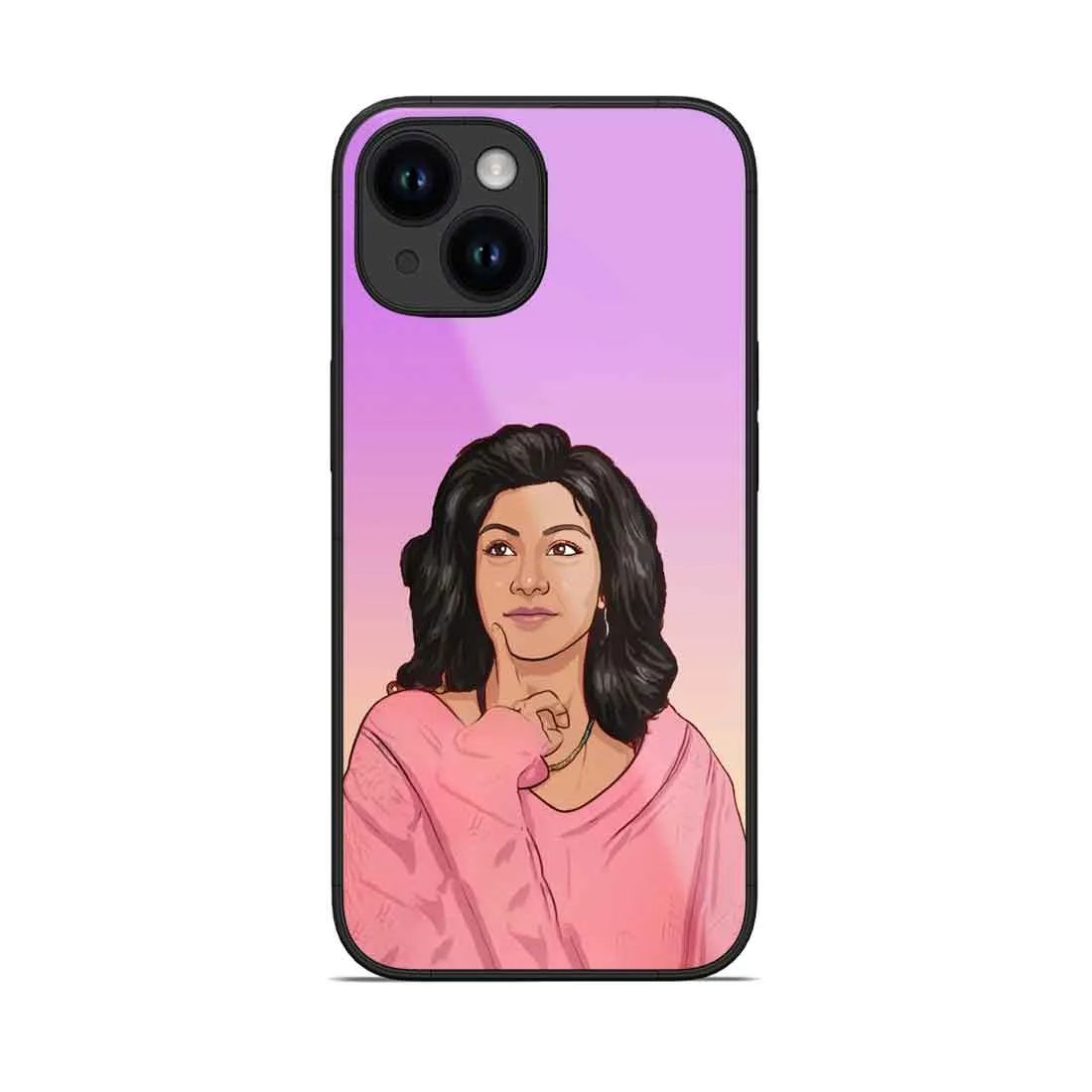 Personalized Mobile Phone Cover Photo iPhone 14 Case With Cartoon Filter