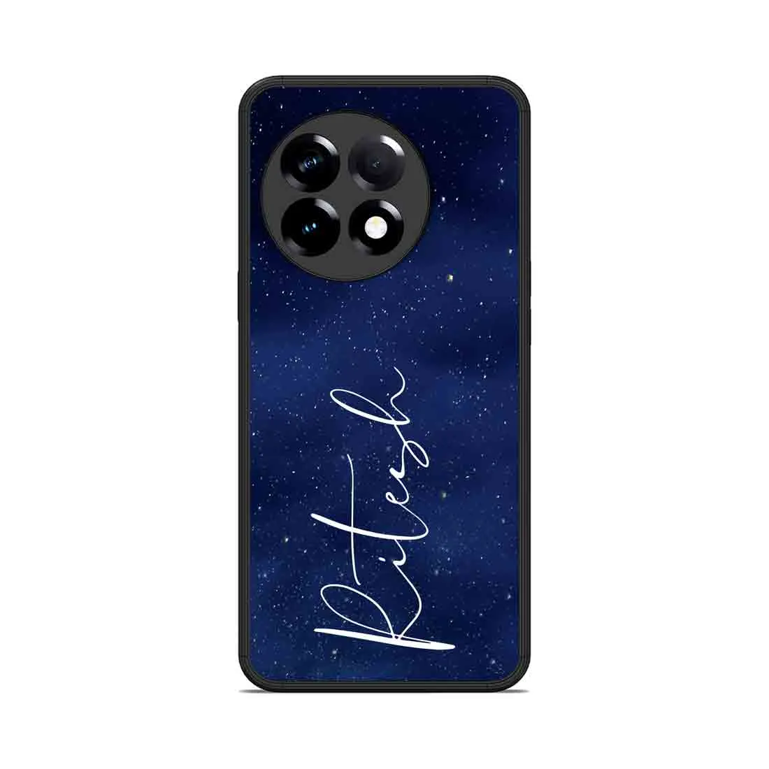 Personalized One Plus 11R Cover With Calligraphy Name - Stars
