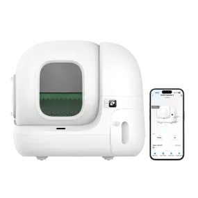 PETKIT Xiaopei Smart Cat Toilet MAX Fully Automatic Cat Litter Box Extra Large Cat Supplies Anti-Splash Electric Fully Enclosed Cat Litter Box with One-Year Warranty Package Delivered to Home [North American Version]