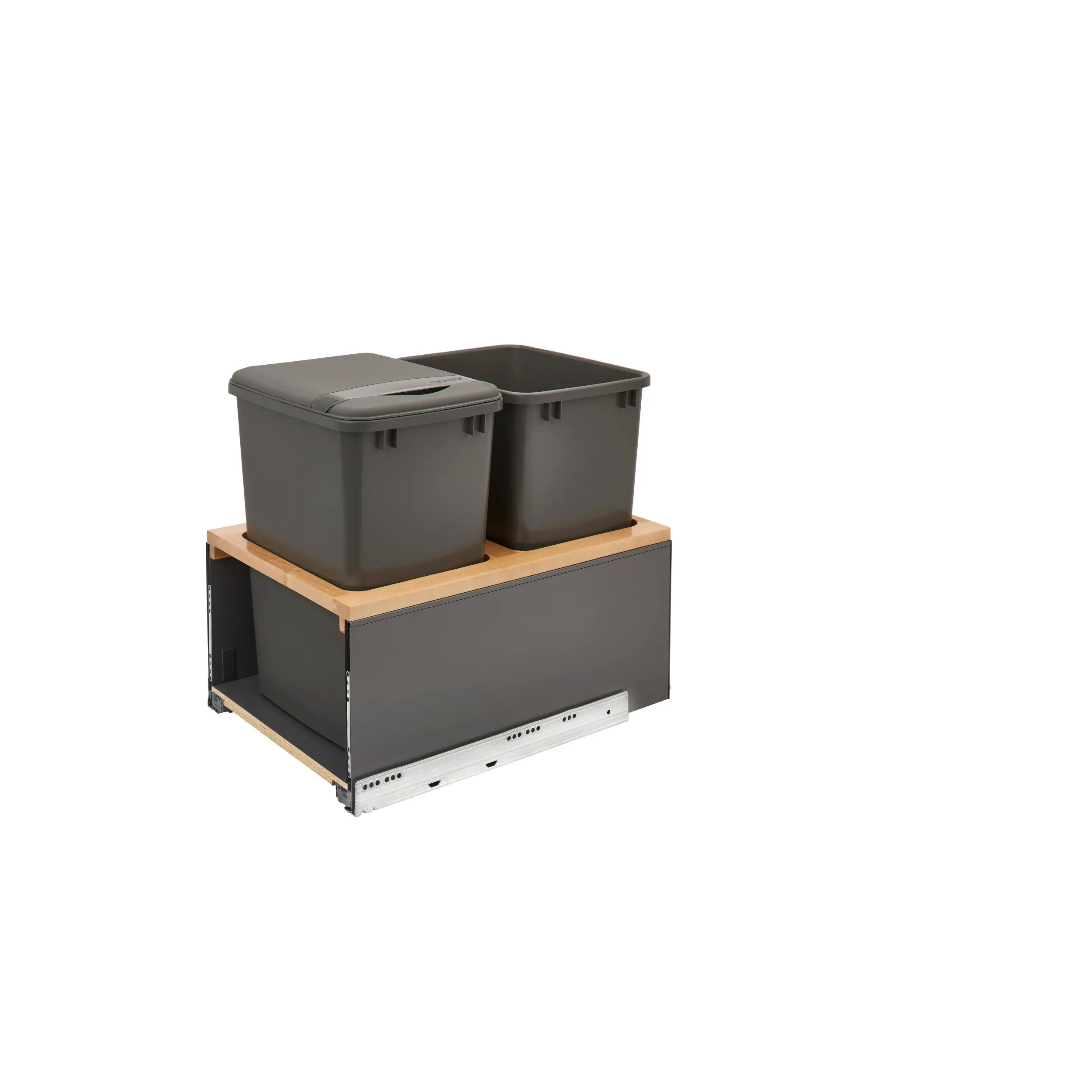 Rev-A-Shelf / 5LB-1835OGMP-213 / Legrabox Pullout Double Waste/Trash Container w/ Soft-Close