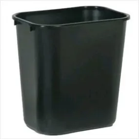 Rubbermaid® 28 Quart Black Waste Basket