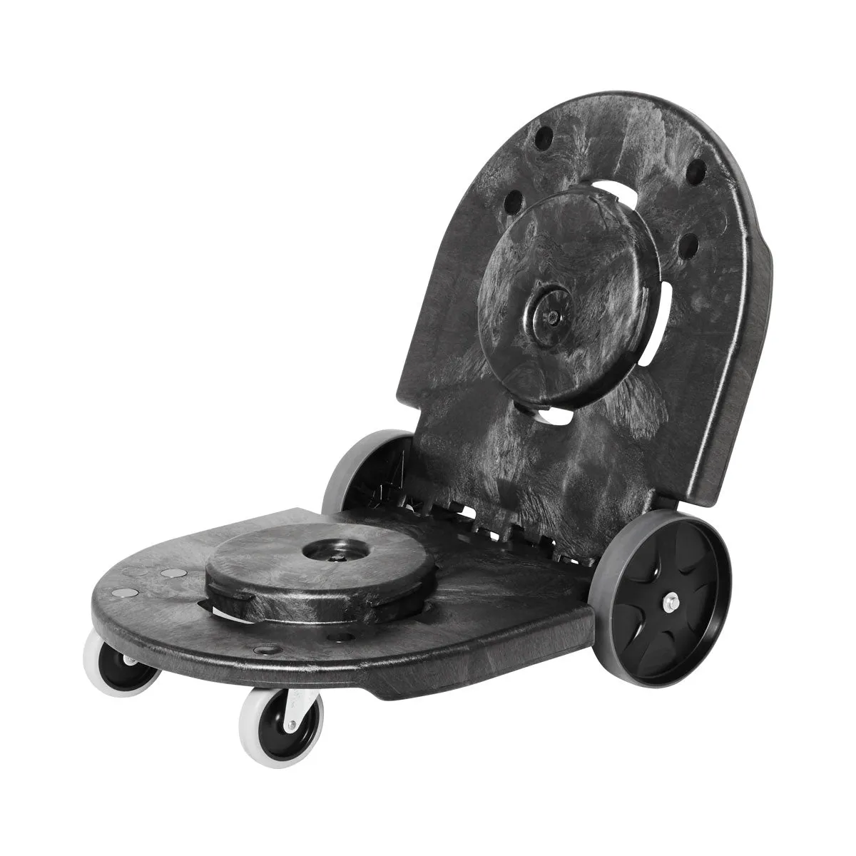Rubbermaid® Tandem™ Black Trash Can Dolly w/ Casters for 2 Brute® 20 - 44 Gallon Trash Containers