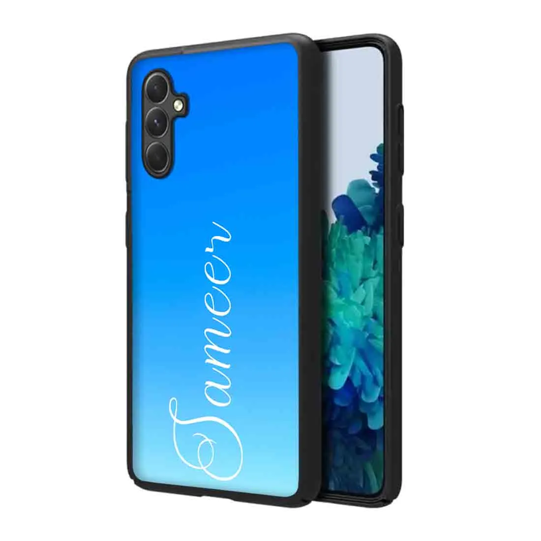 Samsung A54 Cover Personalized with Name Design Phone Case - Blue Sea