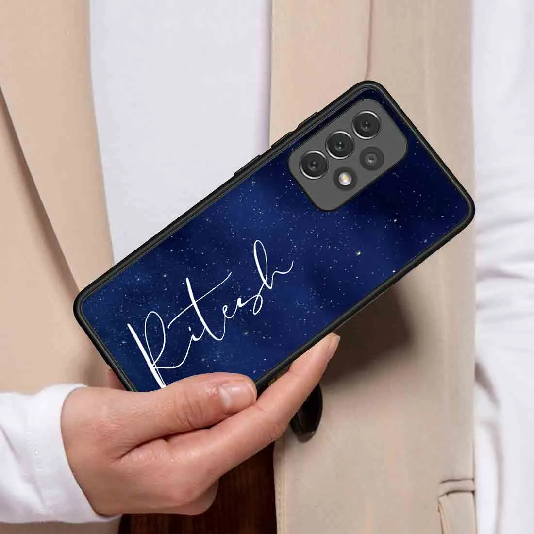 Samsung A72 Phone Case Custom Design Samsung Covers with Calligraphy Name