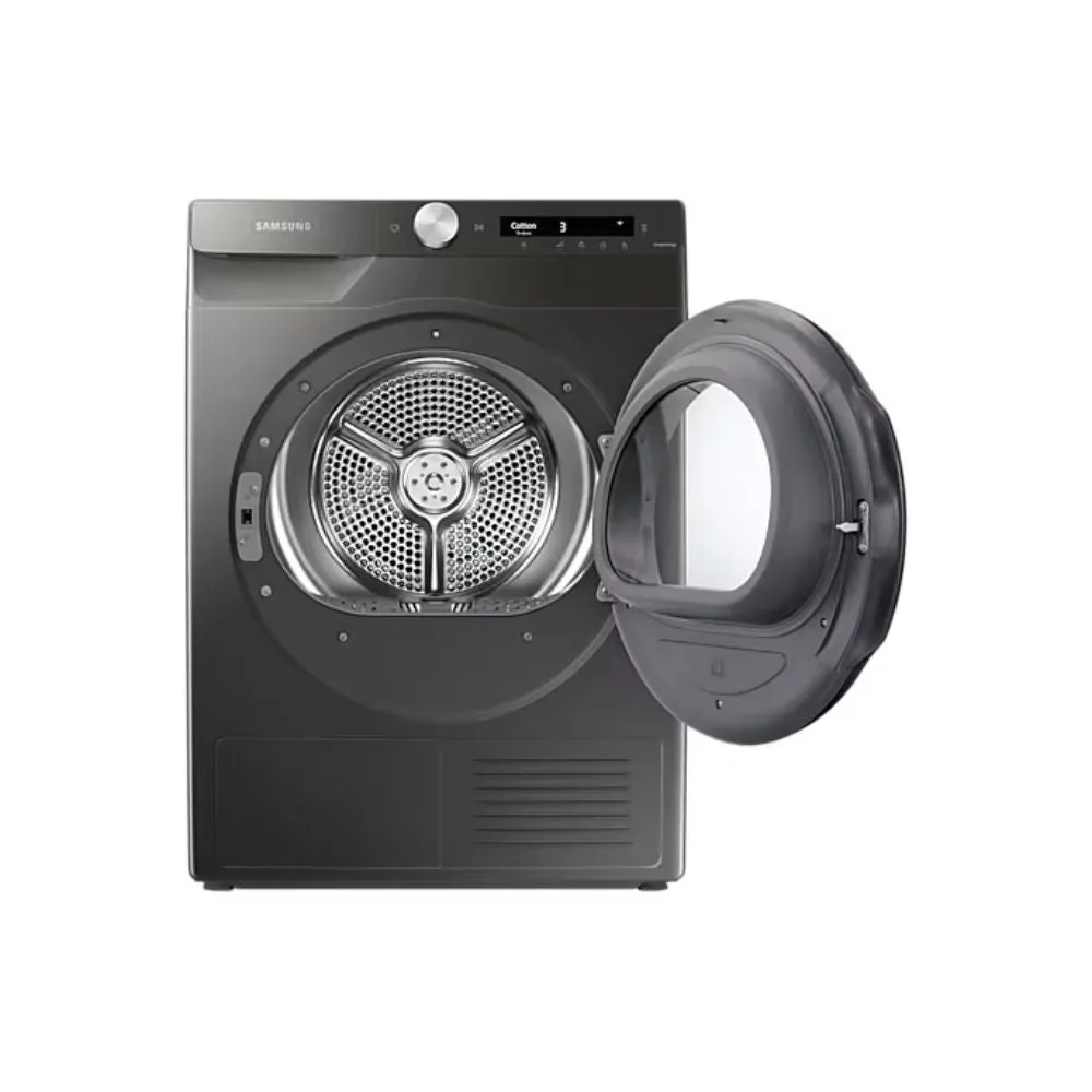 Samsung Series 5  9KG Freestanding Condenser Heat Pump Tumble Dryer with OptimalDry - Silver | DV90T5240AN/S1