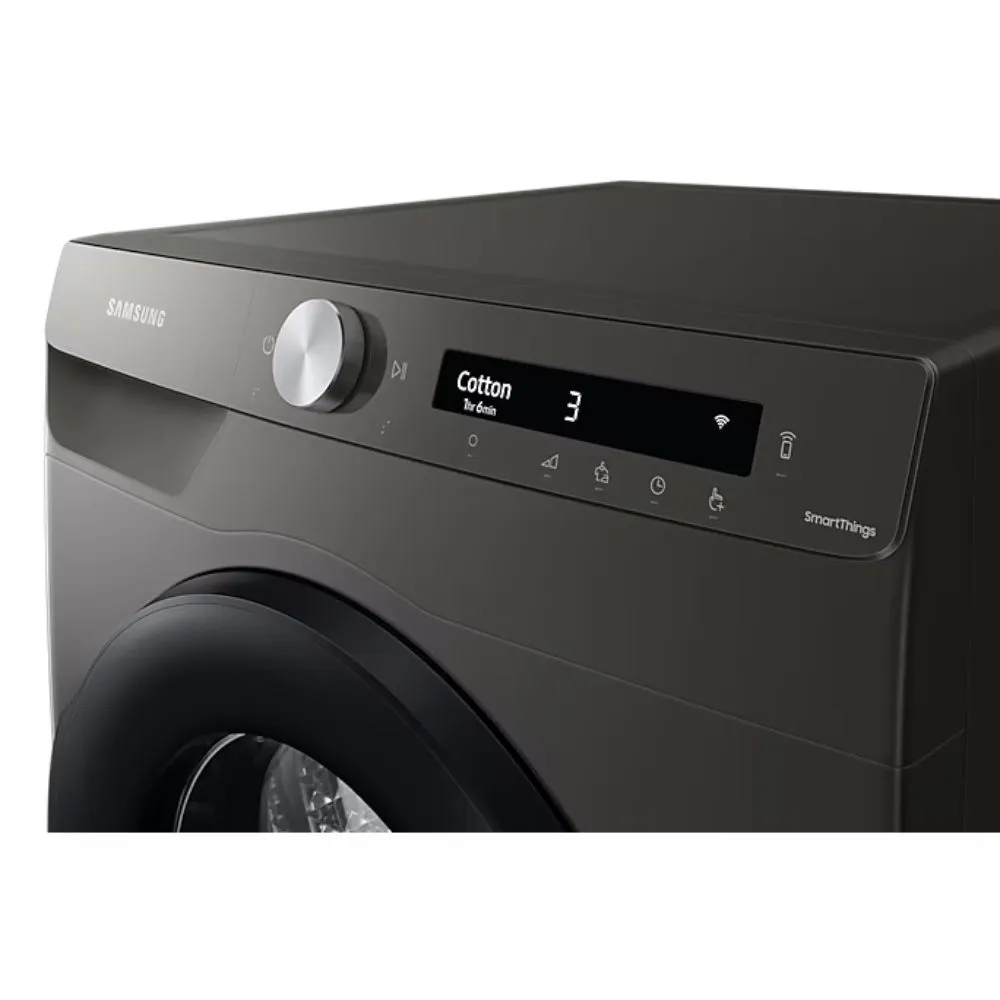 Samsung Series 5  9KG Freestanding Condenser Heat Pump Tumble Dryer with OptimalDry - Silver | DV90T5240AN/S1