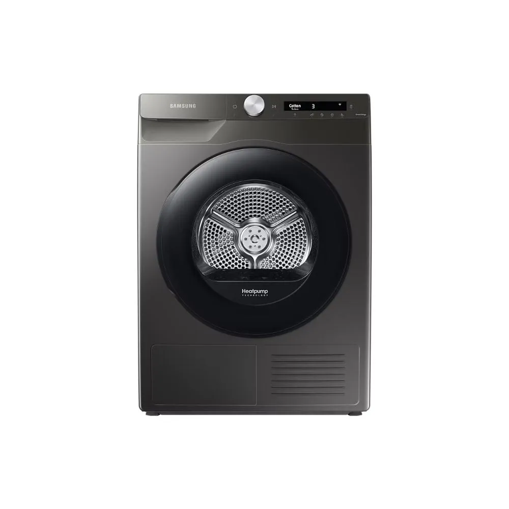 Samsung Series 5  9KG Freestanding Condenser Heat Pump Tumble Dryer with OptimalDry - Silver | DV90T5240AN/S1
