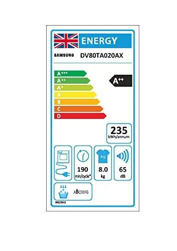 Samsung Series 5 DV80TA020AX/EU with OptimalDry™ (New)