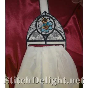 SD1174 Cathedral Window Towel Hanger