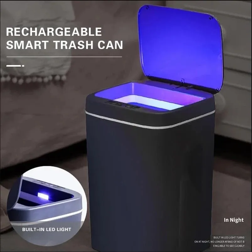 Self Changing Automatic Trash Bin - Electric Waste Bin for Home