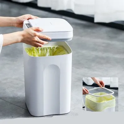 Self Changing Automatic Trash Bin - Electric Waste Bin for Home