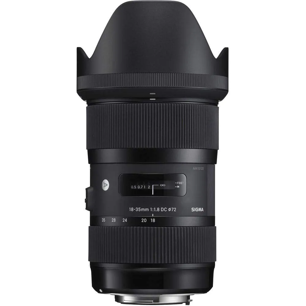 Sigma 18-35mm f/1.8 DC HSM Art Lens for Nikon F Mount   Accessories (International Model with 2 Year Warranty)