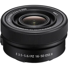 Sony SELP1650II E PZ 16-50mm f/3.5-5.6 OSS II Lens, Ø40.5
