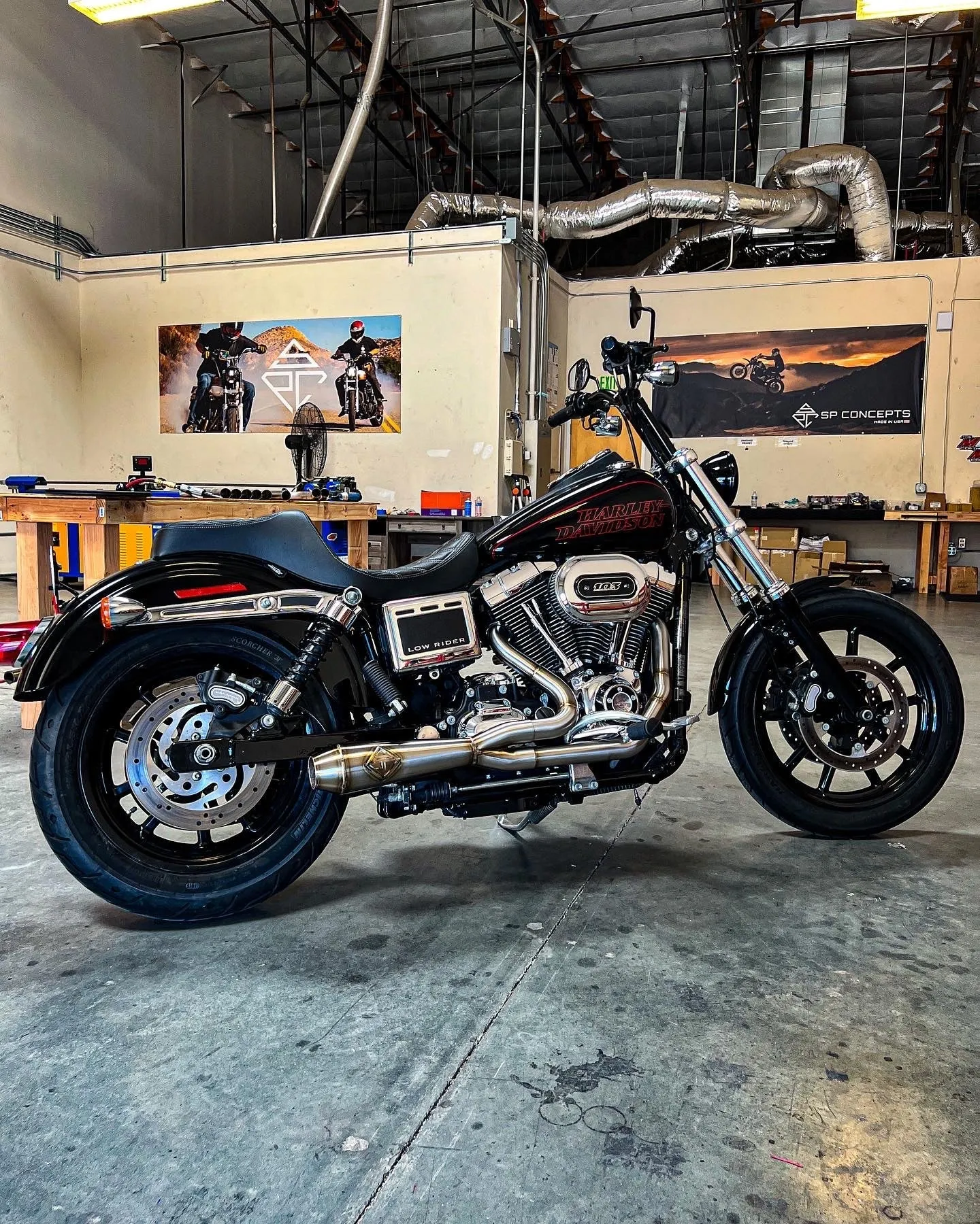 SP Concepts Big Bore Exhaust 06-17 Dyna (stainless)