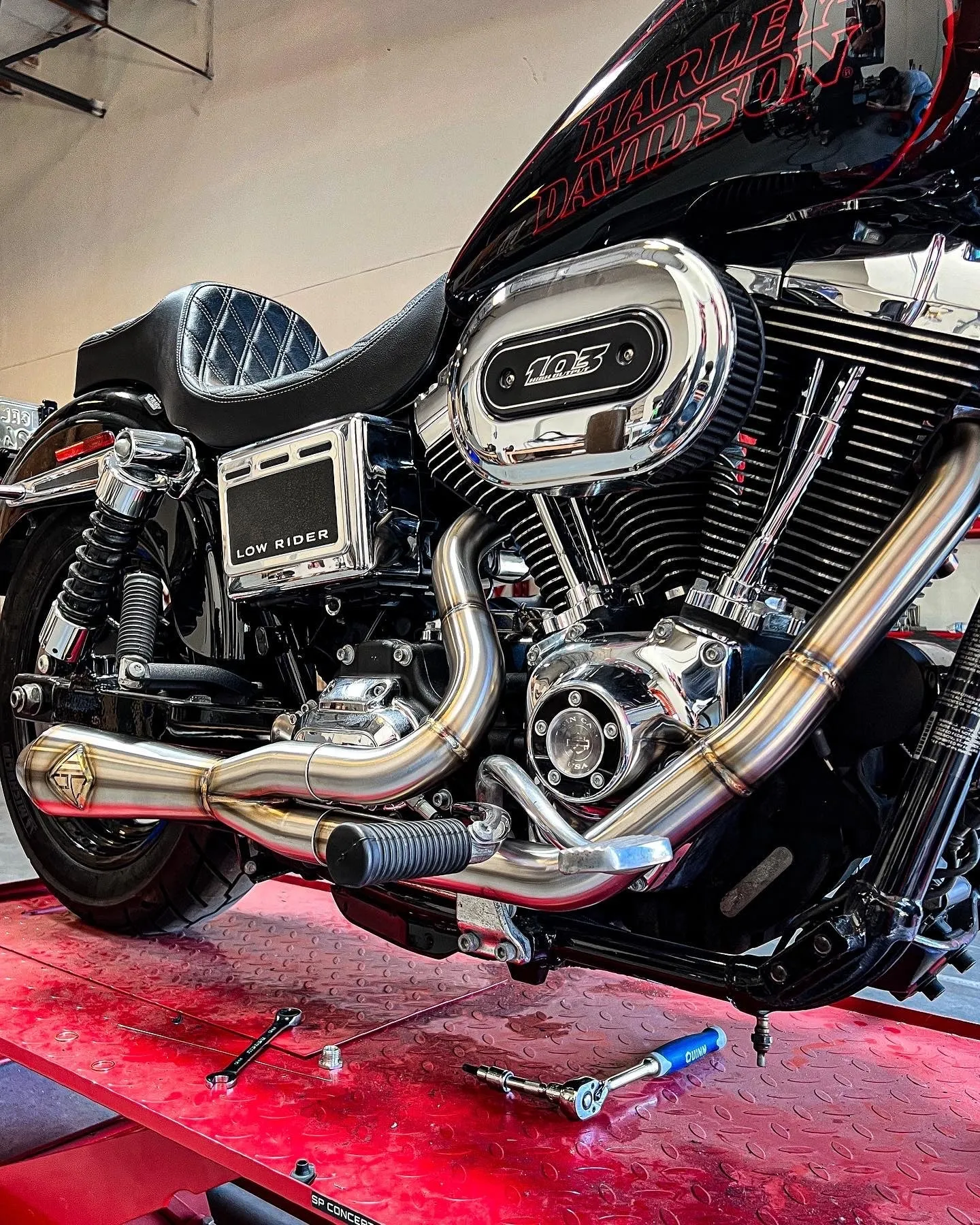 SP Concepts Big Bore Exhaust 06-17 Dyna (stainless)